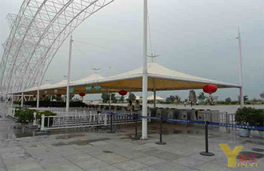 收費(fèi)口張拉膜